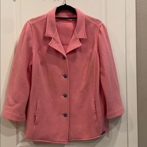 WOMENS GIESSWEIN MADE IN AUSTRIA 100% WOOL PINK COAT 38🩷💓💝💖💘💗💕💞🇦🇹🧥